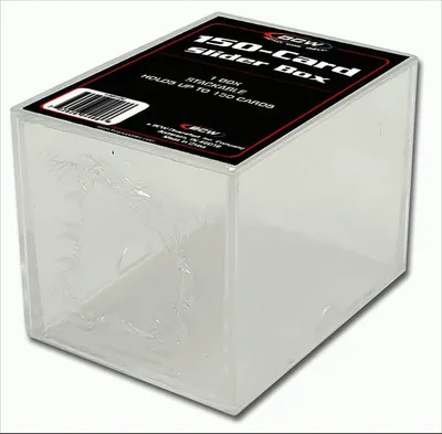 Image de BCW Boîte en plastique pour150 cartes, 2 parties