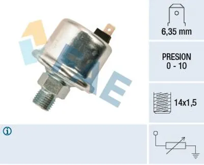 Produktbild von FAE Öldrucksensor 14630 passend für MERCEDES-BENZ 100 Bus (631)