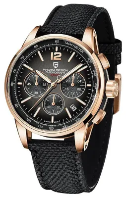 Produktbild von Herrenuhr Pagani Design Oneiro, Quarz, Chronograph, Roségold / Grau