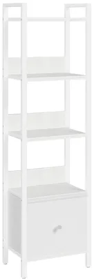 Imagen del producto de Estantería de 5 niveles con cajón extraíble, ideal para espacios pequeños
