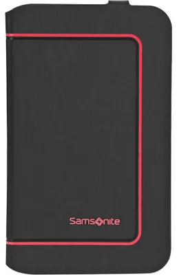 Produktbild von Samsonite Tabzone, Folio, Schwarz, Rot, Polycarbonat, Polyurethan, 24,9 cm, 1,6 cm, 18,2 cm