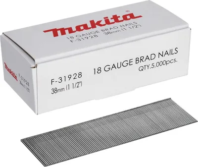 Obrázok produktu pre Makita F-31928, Klinec, Pozinkovaný kov, Drevo, plochá hlava, Kovová, 32 mm