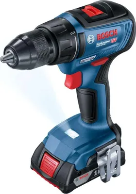 Produktbild von Bosch GSR 18V-50, Handbohrmaschine, Schlüssel, Bürstenlos, Schwarz, Blau, 1,3 cm, 1800 RPM