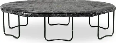 Produktbild von EXIT Trampolin Abdeckung 244x380cm, Trampolin Schutzhülle, Wetterfest, Oval, Abdeckplane