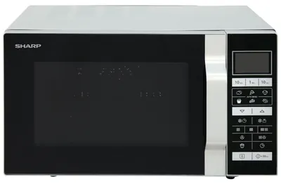 Produktbild von Sharp Home Appliances R860S, Arbeitsplatte, Kombi-Mikrowelle, 25 l, 900 W, Eingebautes Display, LCD