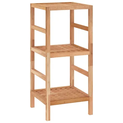 Obrázek produktu pro vidaXL Koupelnová polička 35,5x35,5x79 cm Masivní ořechové dřevo