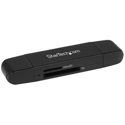 Produktbild von StarTech.com Czytnik Kart Pamięci USB 3.0 dla SD i MicroSD - USB-C i USB-A, SDMSDRWU3AC