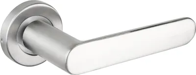 Produktbild von Lavuzo Türgriff Novara Edelstahl mit runder Rosette - Pro Set