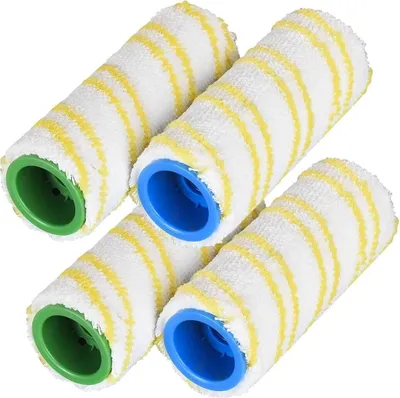 Four replacement roller brushes for a Kärcher floor cleaner.