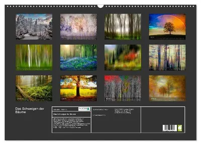 Produktbild von Das Schweigen der Bäume (Wandkalender 2026 DIN A2 quer), CALVENDO Monatskalender