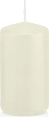 Produktbild von Stumpenkerzen Elfenbein 80 x Ø 38 mm, 24 Stück, russarm, tropffrei, hochwertiger Docht