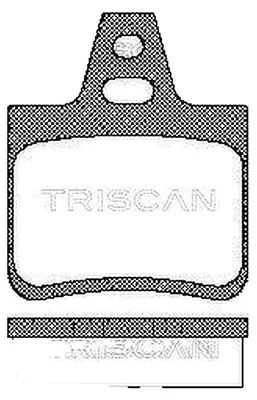 Produktbild von Bremsbelagsatz Scheiben 15,3 mm TRISCAN für u.a. CITROËN XANTIA