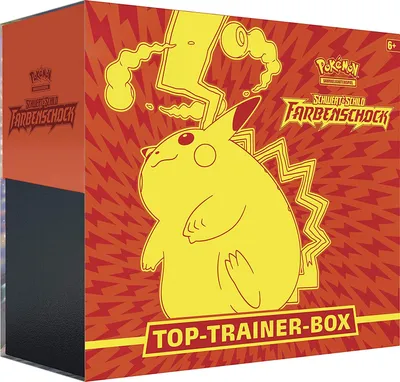 Produktbild von Pokemon Top-Trainer-Box SWSH4 Farbenschock deutsch