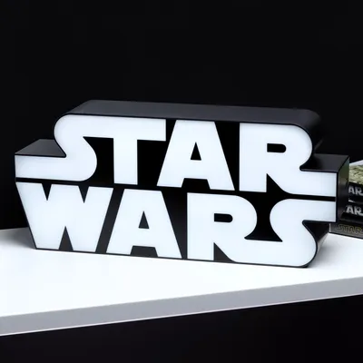 Produktbild von Paladone Star Wars Logo Light, Stecker-Nachtlicht, Schwarz, Weiß, Universal, Akku, USB, AAA, 285 mm