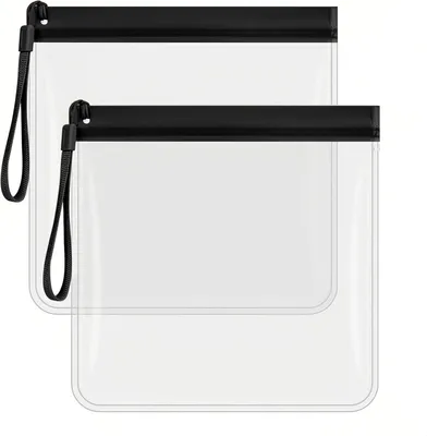 Produktbild von Stück 20 x 20 cm Reise-Kulturbeutel, wasserdichte Flüssigkeitsbeutel, transparente Flüssigkeitsbeutel, Kabinen-Reiseset für Flugzeuge