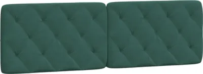Produktbild von Kopfteil-Kissen Dunkelgrün 160 cm Samt