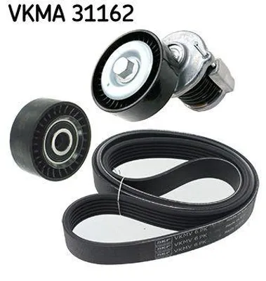 Produktbild von SKF VKMA 31162 Keilrippenriemensatz für AUDI A4 Avant (8K5, B8)