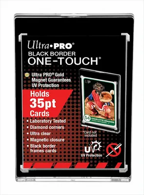Image de Porte-cartes UP One-Touch (35 pt) Bordure noire