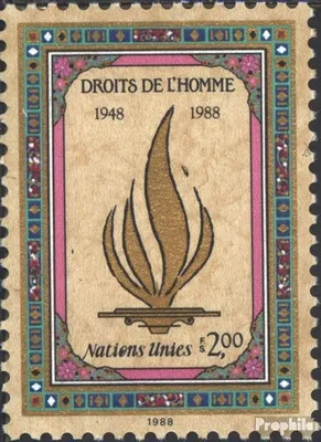 Produktbild von Briefmarken UNO - Genf 1988 Mi 172 (kompl.Ausg.) gestempelt Menschenrechte