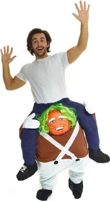 Obrázok produktu pre Kostým Oompa Loompa – univerzálna veľkosť – karneval – Halloween – kostým na párty – pre dospelých