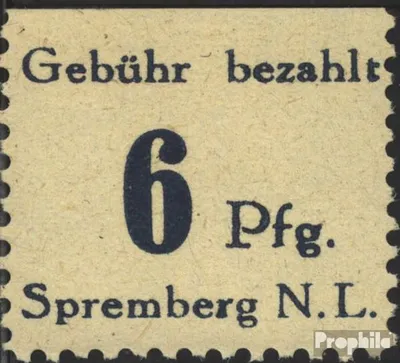 Produktbild von Briefmarken Spremberg (Niederlausitz) 1945 Mi 4 postfrisch Ziffern