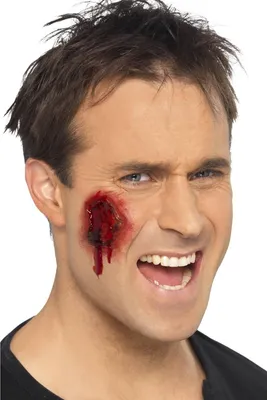 Image de Smiffys - Costume "Gory" maquillage Halloween SM872 (Taille unique) (Rouge)