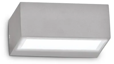 Produktbild von Ideal Lux 326979 OUTDOOR TWIN Außenwandleuchte 1xG9 IP44 grau