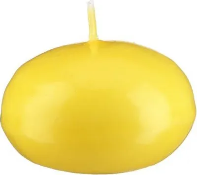 Produktbild von Schwimmkerzen Gelb Ø 42 x 26 mm, 8 Stück