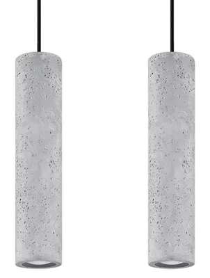 Produktbild von Hängeleuchte LUVO 2 2xGU10 10W Beton 90x6x30cm Sollux Lighting