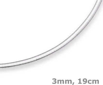3mm-Omega-Armband-flach-585-Weißgold-19cm
