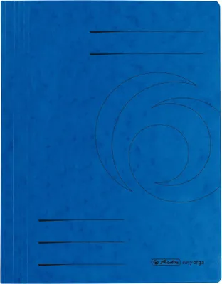 Zdjęcie produktu dla herlitz 10902880 herlitz Schnellhefter Quality Karton blau DIN A4