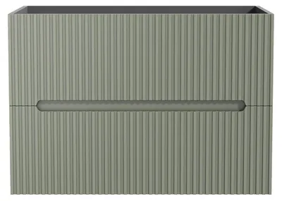Produktbild von Hängender Waschtischunterschrank mit grünen Streifen – 80 cm – PAVANI