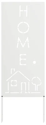 Image de vidaXL Toile pare-vue jardin blanc 50 x 140 cm