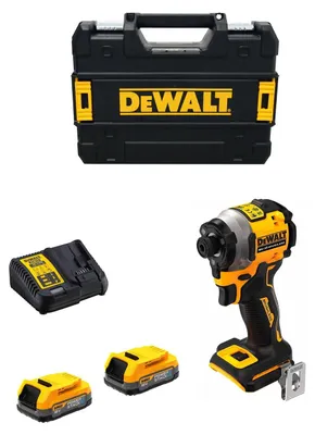 Imagen del producto de Atornillador de Impacto DeWALT DCF850E2T (2 x 1,7 Ah + DCB115 + TSTAK II)