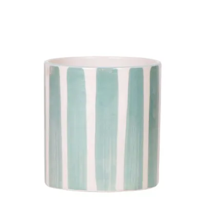 Produktbild von Kolibri Home | Painted stripe  - Turquoise - Ø9cm