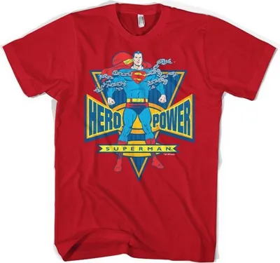 Produktbild von Superman World Hero T-Shirt - XX-Large - Red