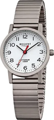 Zdjęcie produktu dla Regent zegarek damski ze stali nierdzewnej kwarcowy szara metalowa bransoleta D2URF1435