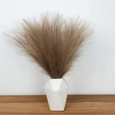 Zdjęcie produktu dla 110 cm Trawa Pampasowa Naturalne Suszone Kwiaty Trawa Pampasowa Suszone Kwiaty Dekoracja Ogrodowa Dekoracja Ślubna Dekoracja Domowa Dekoracja Przyjęcia, brązowy
