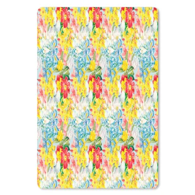 Produktbild von MuchoWow® Mauspad Mousepad Blumen - Muster - Farben 40x60 cm - Mousepads - Maus Mat - Pad - Mausunterlage - Schreibtisch Accesoire
