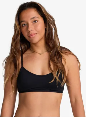 Zdjęcie produktu dla Billabong Sol Searcher Lace Up Bikini Top Black M Woman Black M