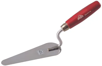 Obrázok produktu pre STUBAI špachtľa mačací jazyk nerez. červená rukoväť 140 mm