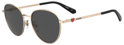 Obrázok produktu pre MOSCHINO LOVE MOL074/S 000 ROSE GOLD 55/18/140 Dámske slnečné okuliare