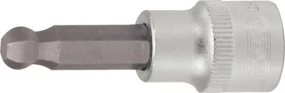 Produktbild von KS TOOLS 917.3860-E 3/8" Bit-Stecknuss Innensechskant mit Kugelkopf, 3mm, auf Hänger