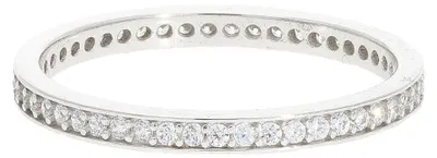 Produktbild von JuwelmaLux Ring 333 Weißgold mit Zirkonia JL39-07-0386 Größe 50