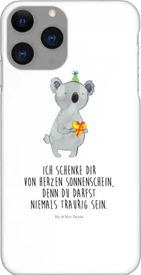Produktbild von Mr. & Mrs. Panda Iphone 11 Pro Handyhülle Koala Geschenk - Weiß - Handy Case, Premium Kunststoff, Party, Geburtstag