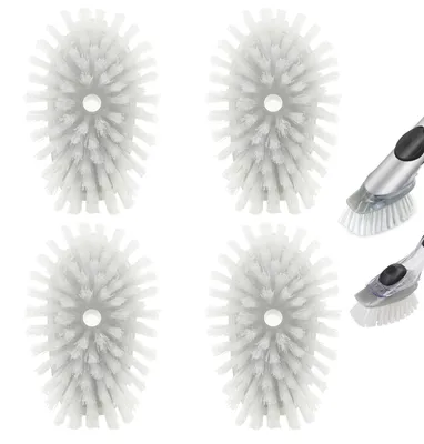 Produktbild von Ersatzbürsten für OXO Spülbürste – 4 Stück Spülbürste Reinigungsseife Spenderkop
