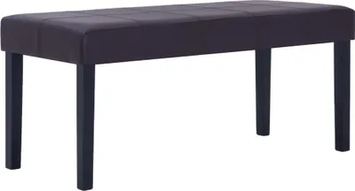 Produktbild von vidaXL Sitzbank 106 cm Braun Kunstleder