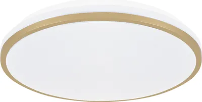 Obrázek produktu pro Stropní plafon moderní bílo-zlatý kulatý Ø38cm neutrální barva LED 24W LINUS Struhm