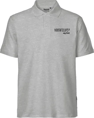 Produktbild von Huuraa Herren Polo Shirt Northfield my love XL Sport Grey Bio Baumwolle Fairtrade Poloshirt Geschenkidee