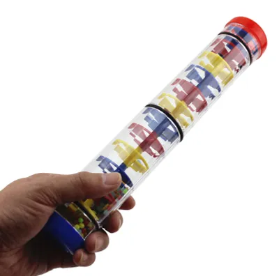 Produktbild von Rainmaker Regenstab, Spielzeug, Musikpädagogik, Shaker, Kunststoff-Rasselrohr für den Kindergarten, 3 Abschnitte
